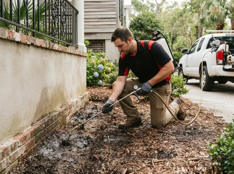 Subterranean Termite Soil Treatment in Charleston, SC